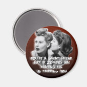 Un aimant pour un vrai ami qui craint les zombies (Recto/Verso)