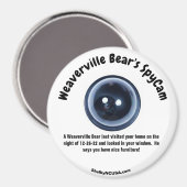 Un aimant SpyCam de Wearvillle Bear (Recto/Verso)