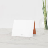 Un Aleph Bar Bat mitzvah Carte de remerciements (Dos)