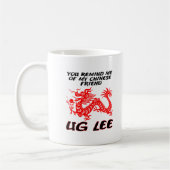 Un ami chinois Ug Lee Funny Mug (Gauche)