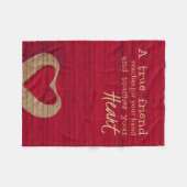 Un ami vrai - une couverture d'amitié - COUVERTURE (Devant (Horizontal))