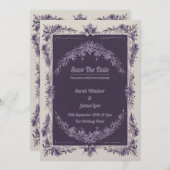 Un amour dans la Faire-part de mariage de la lavan (Devant / Derrière)