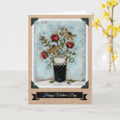 Un amour de mère - carte du jour de mère (Fleur jaune)