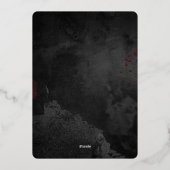 Un Amour Éternel, Une Nuit Divine - Invitation de (Verso)