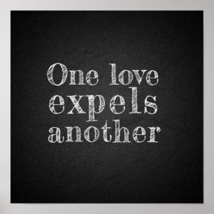 Un amour expulse une autre affiche au charbon