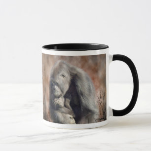 Un amour si grand - tasse d'art de gorille