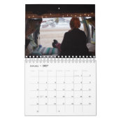 Un an de calendrier de voyage (Jan 2027)