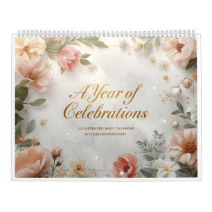 Un an de célébrations – Calendrier mural illustré