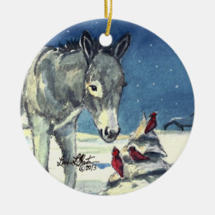 Un âne pour des ornements de Noël