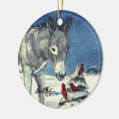 Un âne pour des ornements de Noël (Gauche)
