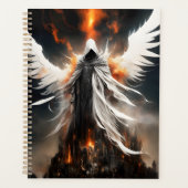 Un ange blanc, une femelle, domine un destroye (Devant)