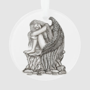 Un ange endormi sur la pierre