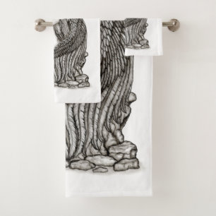 Un ange endormi sur la pierre