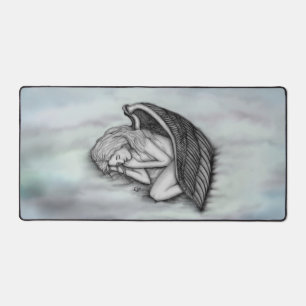 Un Ange endormi sur les nuages des cieux