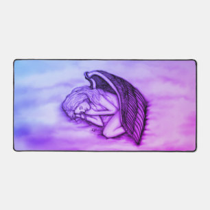 Un Ange endormi sur les nuages des cieux