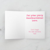 Un ange reçoit une invitation de fête (Intérieur)