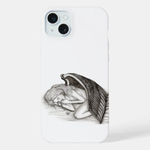Un Angel endormi, design noir et blanc