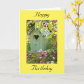 UN ANNIVERSAIRE SPÉCIAL* POUR UNE CARTE DE COUSIN  (Fleur jaune)