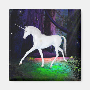 Un aperçu d'une licorne - Magnet de l'Imaginaire