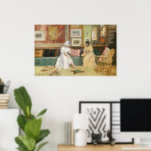 Un appel amical - William Chase Poster d'art raffi (Bureau à domicile)