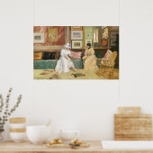 Un appel amical - William Chase Poster d'art raffi (Cuisine)