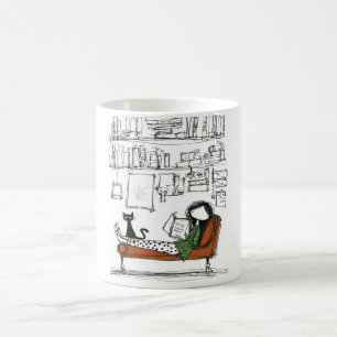 Un après-midi de lecture calme   Mug pour amateur 