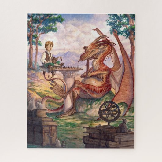 "Un après-midi doré" Puzzle 500 pièces et plus (Vertical)