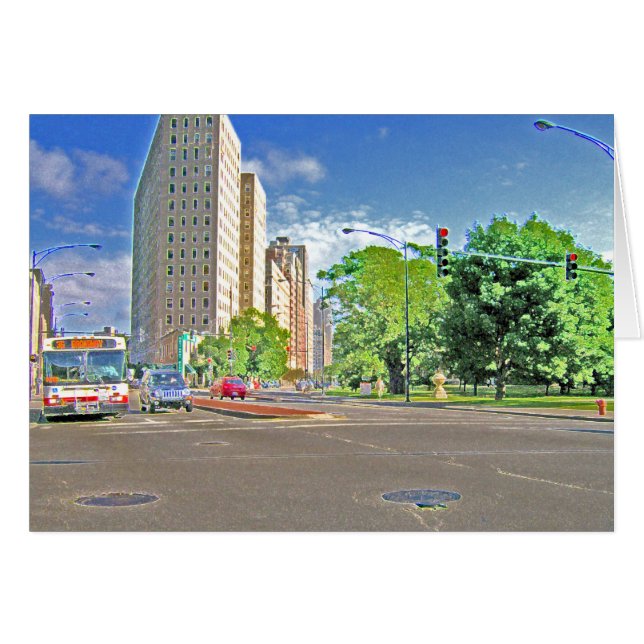 Un Après-Midi Fréquenté À Chicago (Devant horizontal)