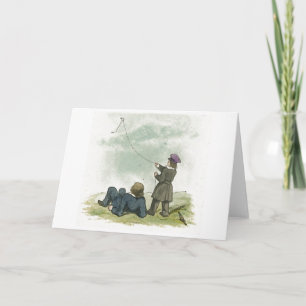 Un après-midi paresseux, carte de voeux