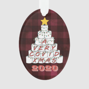 Un arbre très COVID Xmas Funny 2020 pour le papier