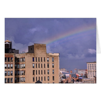Un arc-en-ciel au-dessus de l'East River de NYC