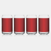 un arrière - plan rouge et blanc avec de petits po (Gauche)