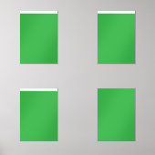 un arrière - plan vert avec une bordure blanche (Recto)