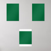 Un arrière - plan vert profond contrasté par un bl (Recto)