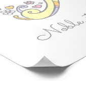 Un art de monogramme affiche le sens du prénom Ali (Coin)