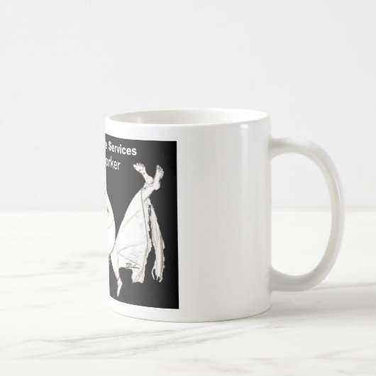 Un assistant social à la tasse de café de travail (Droite)