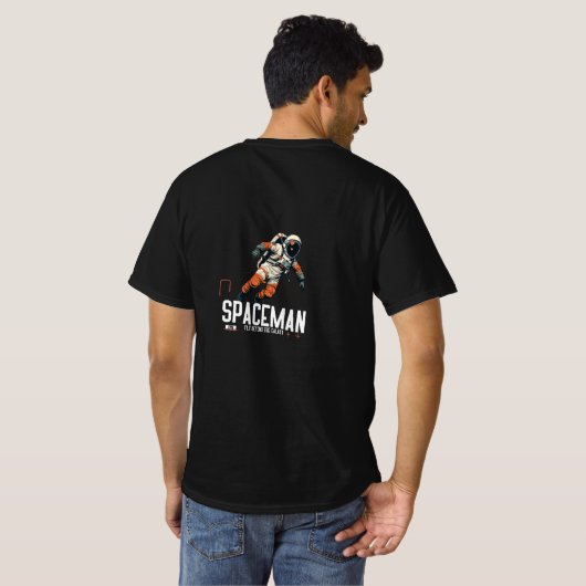 Un astronaute dans l'espace - T-shirt Galaxy Cool  (Dos entier)