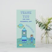 Un astronaute personnalisé en Merci spatial (Debout devant)