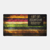 "Un auditeur attentif" Motivation Affirmation (Recto)