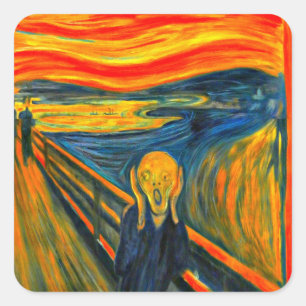 Un autocollant d'art, Munch, The Scream