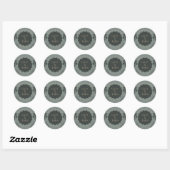 Un autocollant de beau mariage (Feuille)