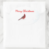 Un autocollant de Noël roux (Sac)