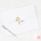 Un autocollant d'ours heureux (Enveloppe)