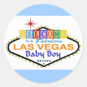 Un autocollant fabuleux de bébé de Las Vegas
