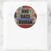 UN autocollant humain RACE (Sac)