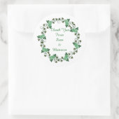 Un autocollant irlandais en Merci pour les faveurs (Sac)