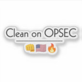 Un autocollant très propre (Devant)