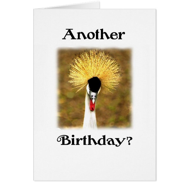 Un autre anniversaire ? Carte pour les seniors (Devant)