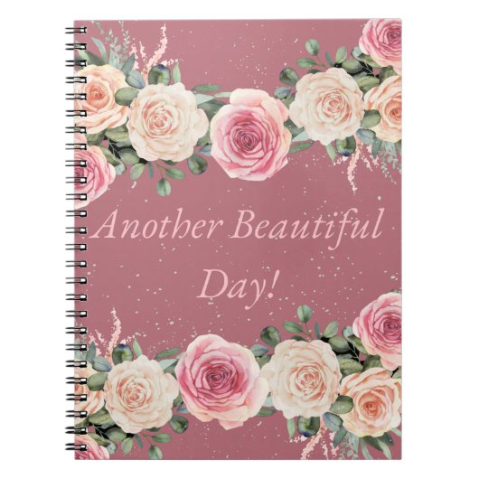 Un autre beau Carnet Floral Rose Rose Day (Devant)