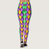 Un autre Mardi Gras Diamonds Pop Leggings de mode (Dos)
